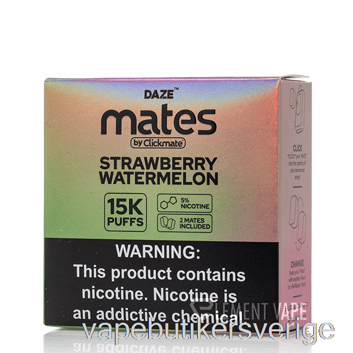 Vape Sverige 7 Daze Mate Skida Jordgubbsvattenmelon